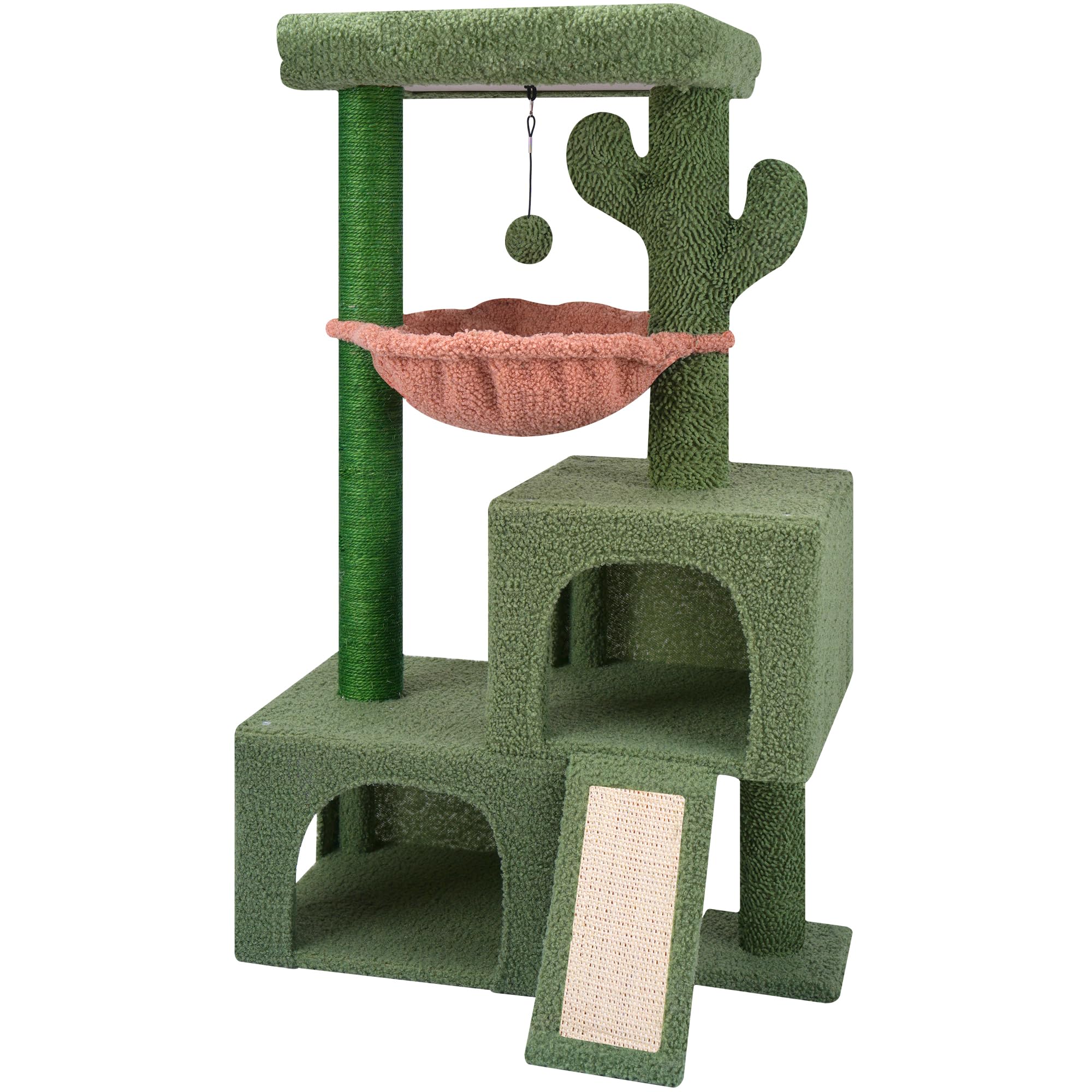 AIWIKIDE torre frontal verde mostrando estabilidad y diseño atractivo