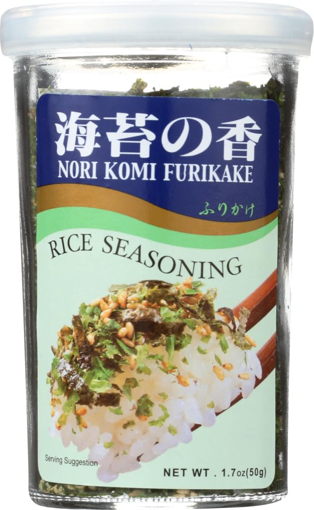 Ajishima Foods envase frontal mostrando etiqueta y tamaño práctico