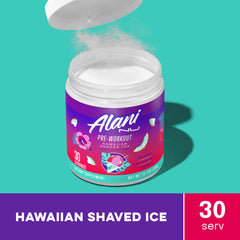 Alani Nu textura en polvo fina, mezcla rápida y sin grumos