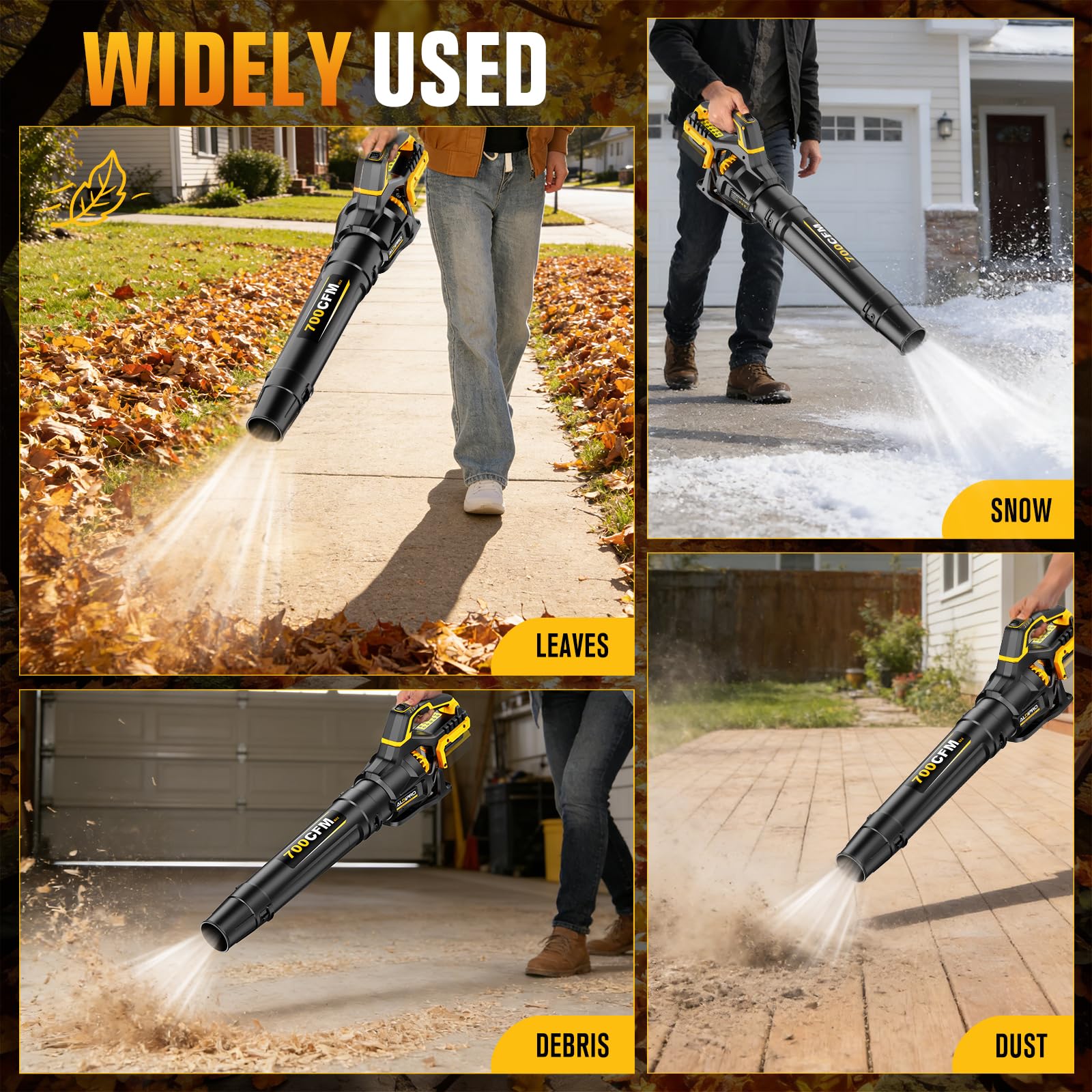 ALDIPRO clearing garage floor conveying fast debris removal benefit