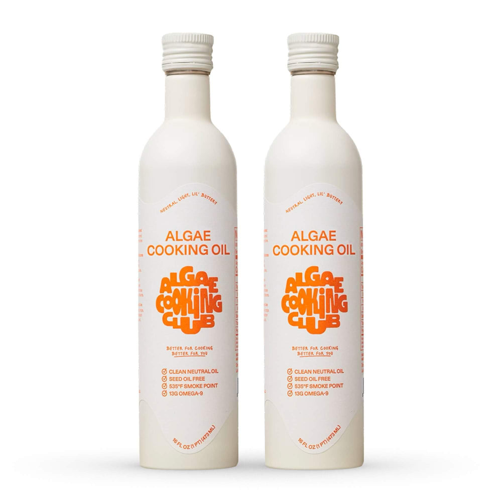 Algae Cooking Club frente del envase mostrando diseño y volumen práctico