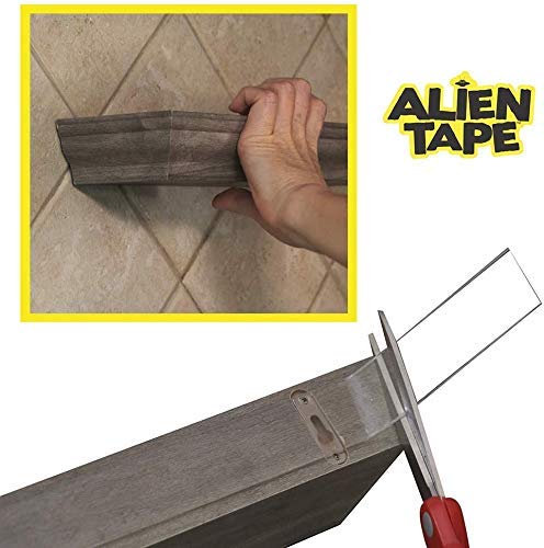ALIEN TAPE etiqueta con instrucciones y especificaciones claras
