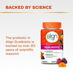 Align etiqueta con ingredientes Bacillus coagulans e inulina visibles