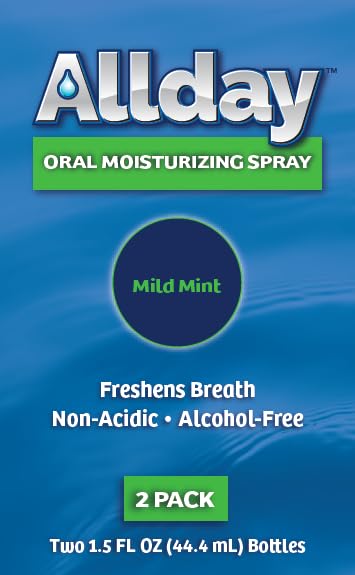 Allday spray en mano demostrando portabilidad y uso discreto fuera de casa