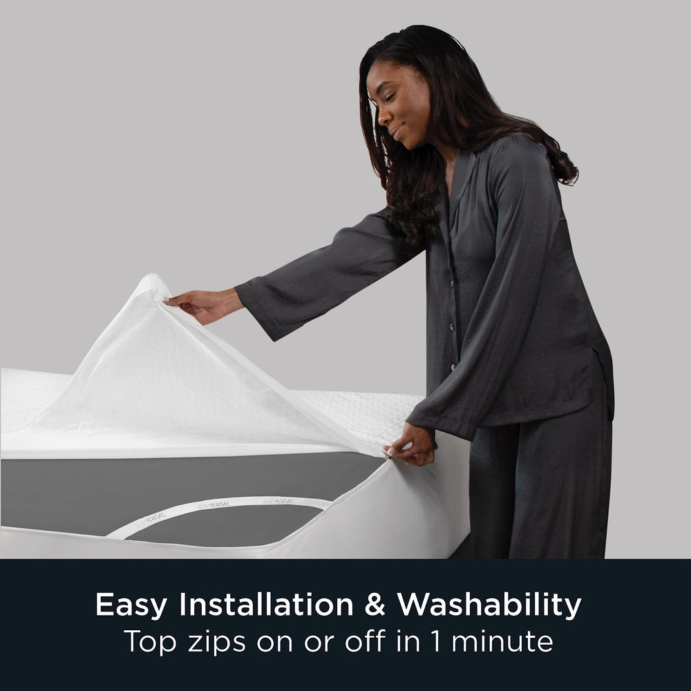 Aller-Ease capa inferior impermeable protege contra derrames