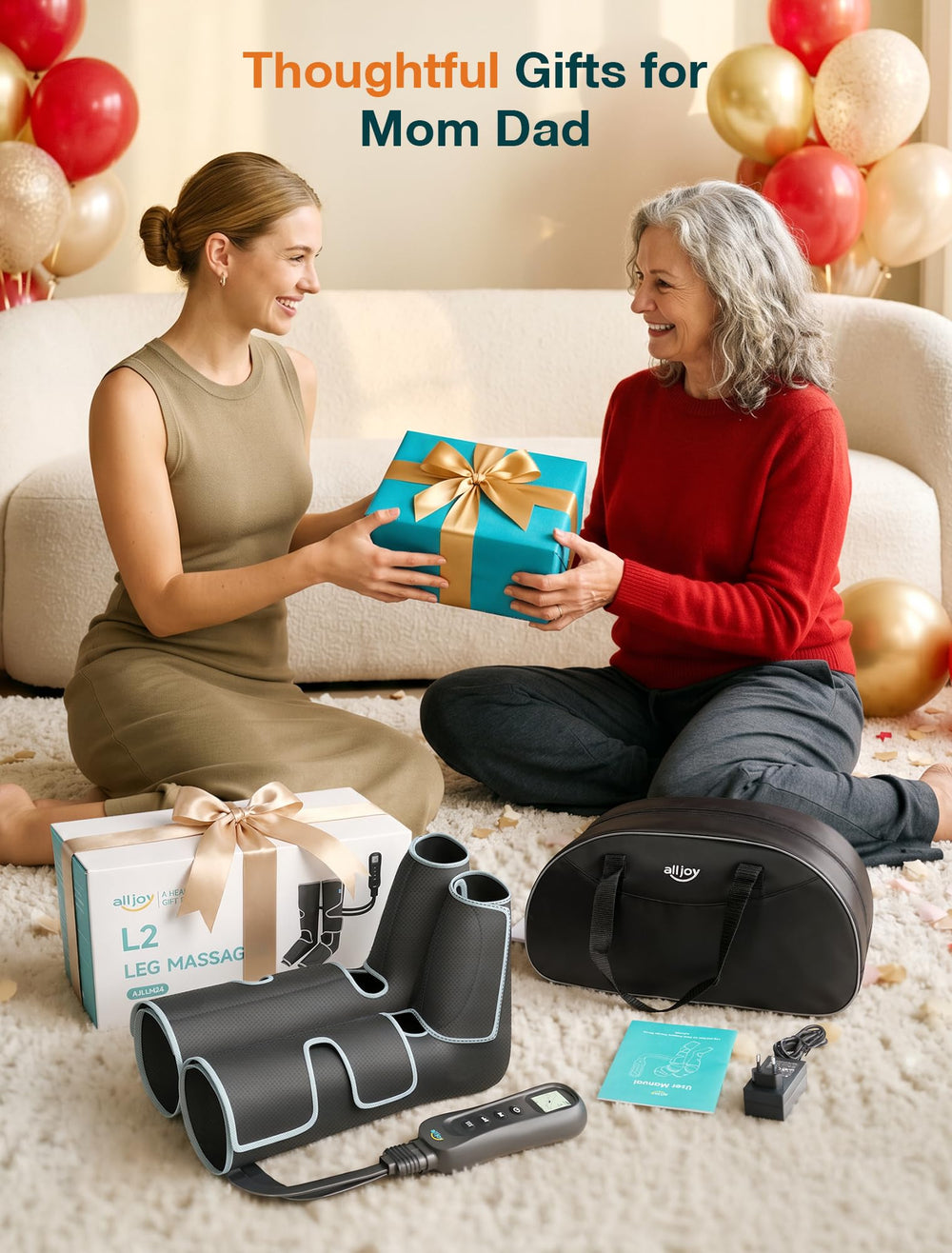 ALLJOY dispositivo en salón creando ambiente relajante en casa