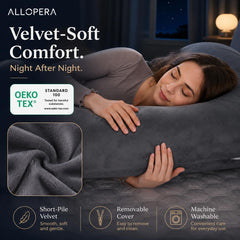 ALLOPERA mujer embarazada usando el cojín y durmiendo confortable