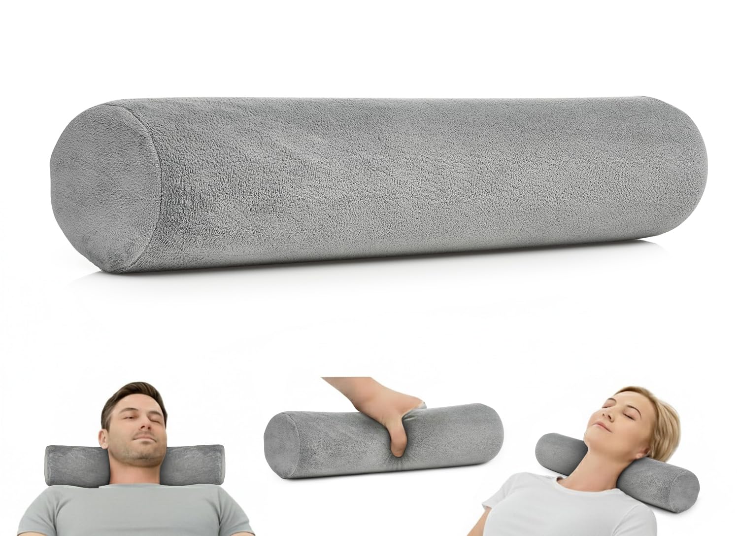AllSett Health vista frontal del roll cilíndrico y su forma efectiva