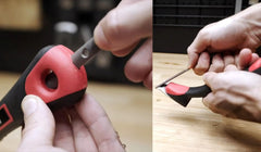 ALLWAY lima semicircular integrada para afilar al instante