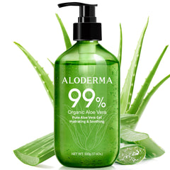 Aloderma envase frontal con dispensador para uso fácil y ahorro