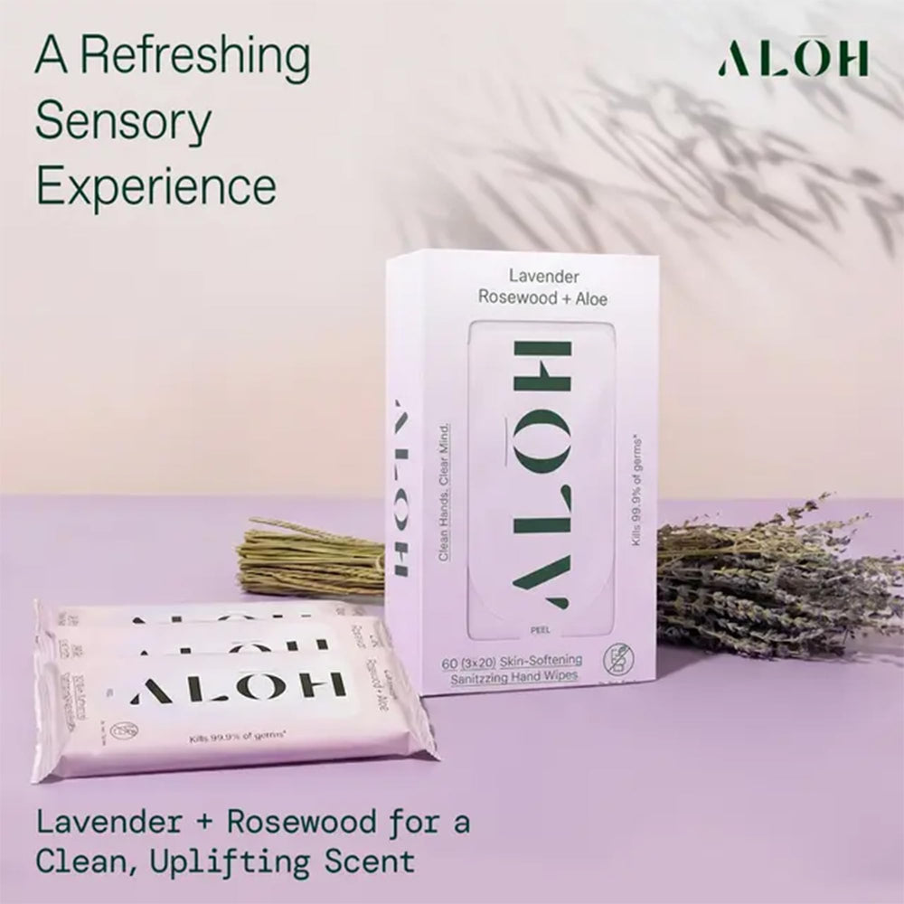ALŌH detalle del gel de aloe demostrando hidratación no pegajosa