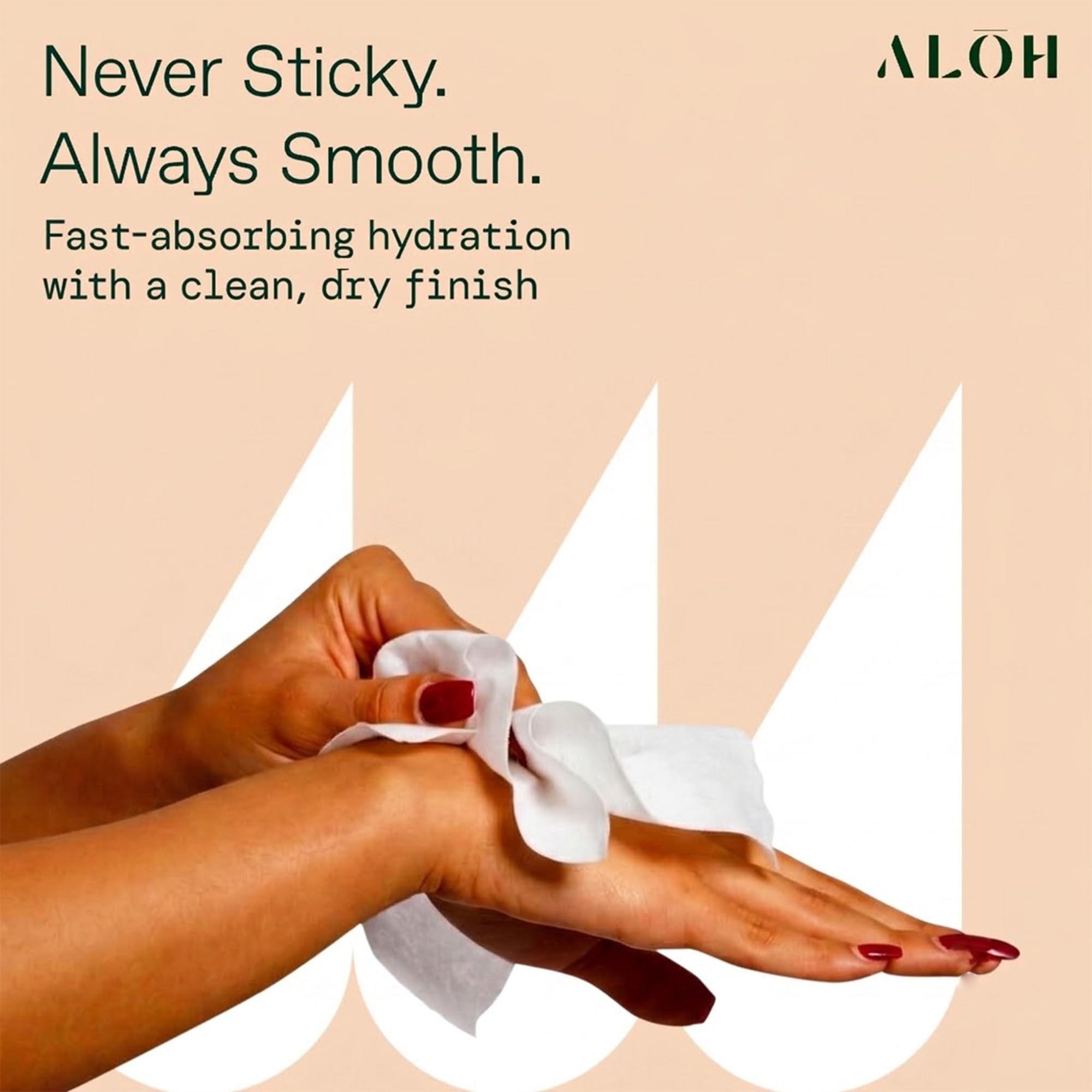ALŌH etiqueta con aloe y naranja, ingredientes naturales que humectan