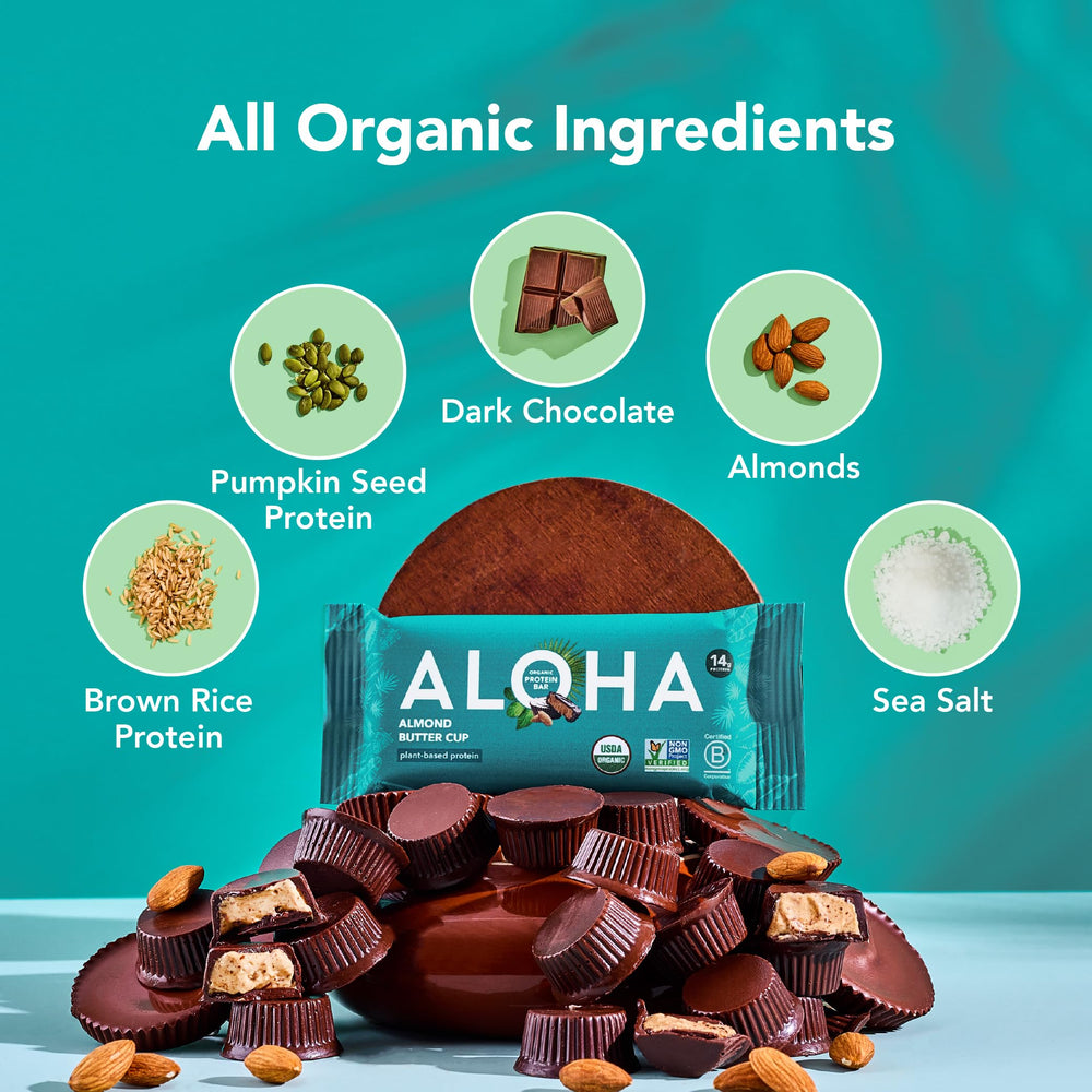 ALOHA barra en mano para comparar tamaño y facil consumo en movimiento