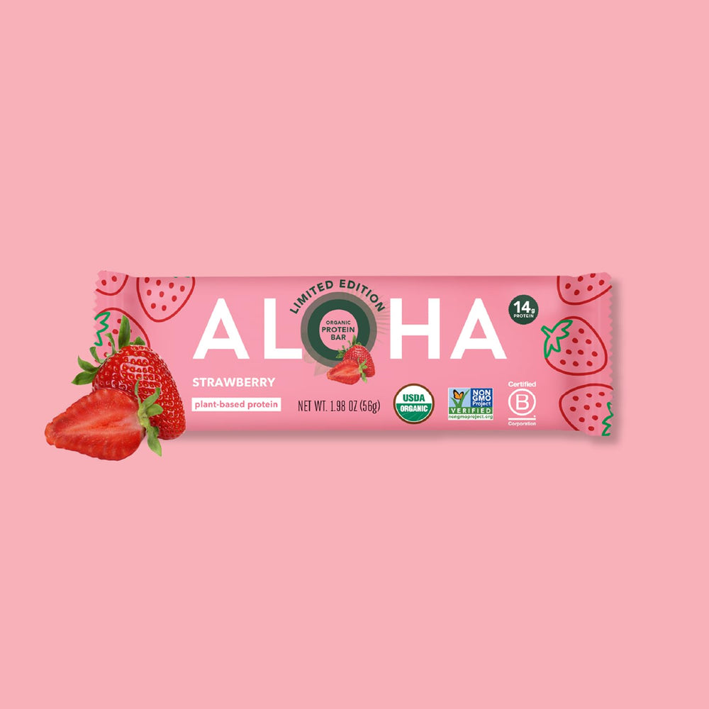 ALOHA barra en picnic al aire libre transmitiendo consumo saludable