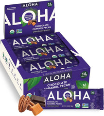 ALOHA empaque frontal mostrando sabor y certificaciones, conveniencia al instante