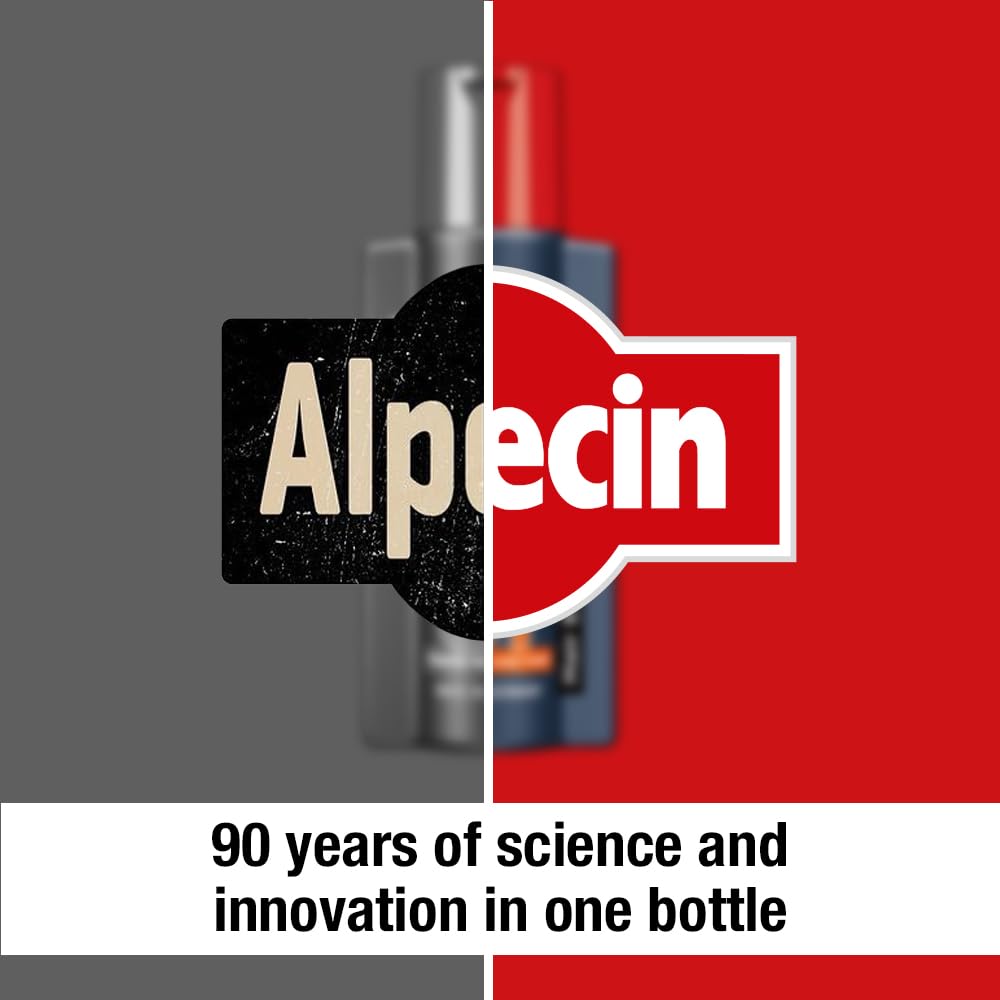 Alpecin en ambiente de baño moderno para inspirar uso diario práctico