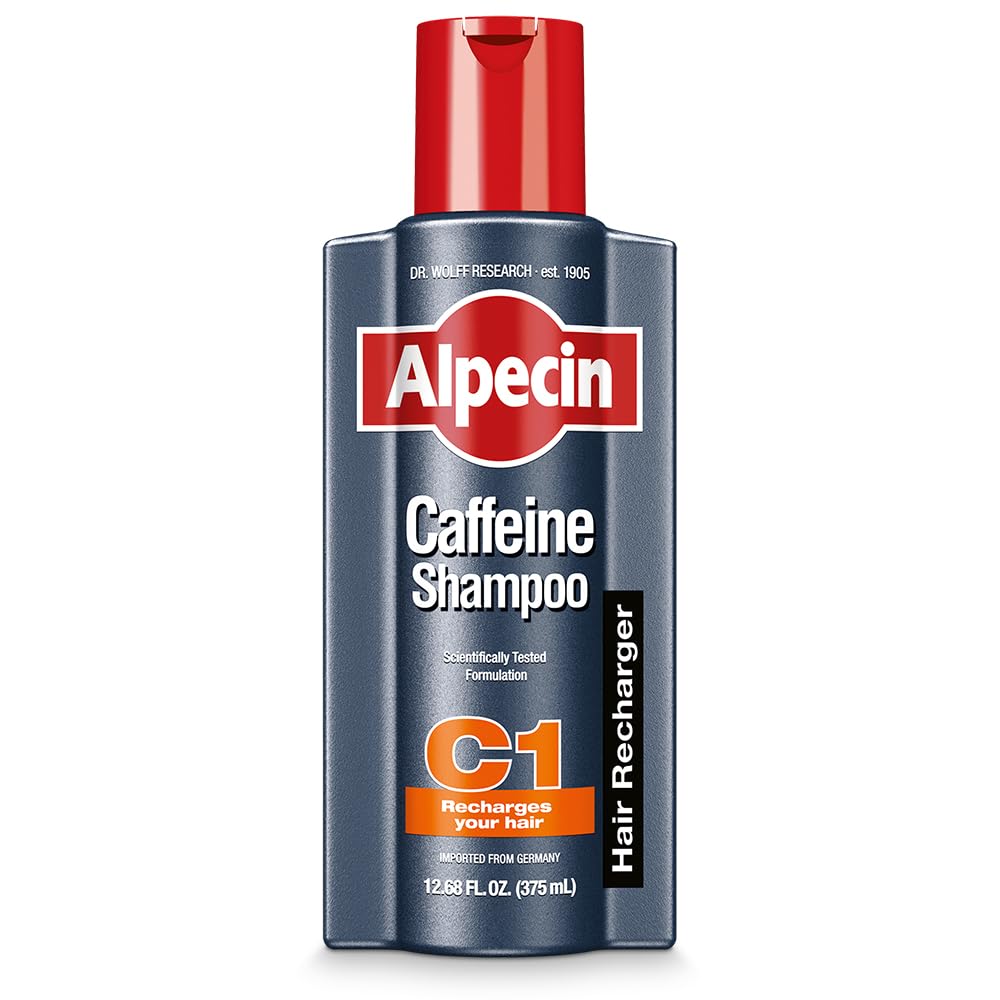 Alpecin envase frontal mostrando el diseño y fácil identificación del producto