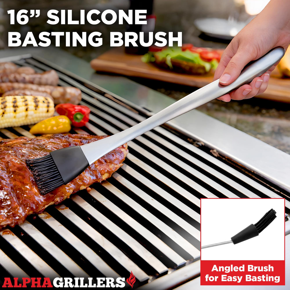 Alpha Grillers set in use on an outdoor grill showing reliable control and enhanced grilling results
