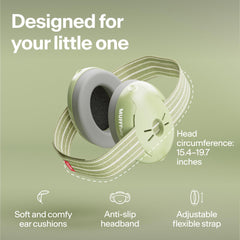 Alpine Muffy Baby detalle de espuma multicapa para mejor reducción de ruido