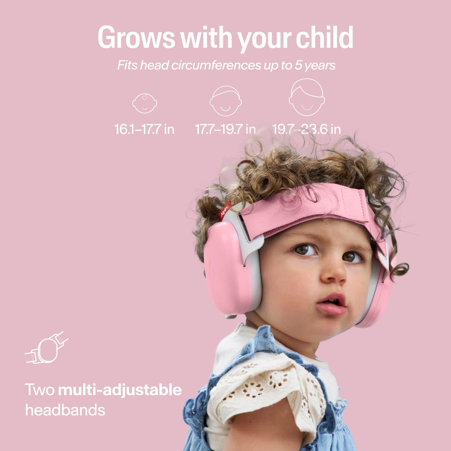Embalaje Alpine Muffy Baby con etiquetas CE y ANSI visibles