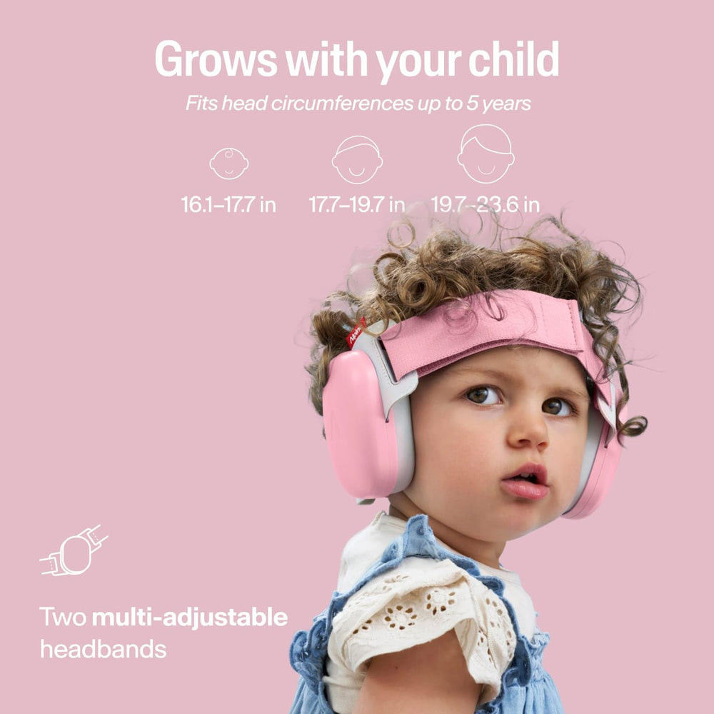 Embalaje Alpine Muffy Baby con etiquetas CE y ANSI visibles
