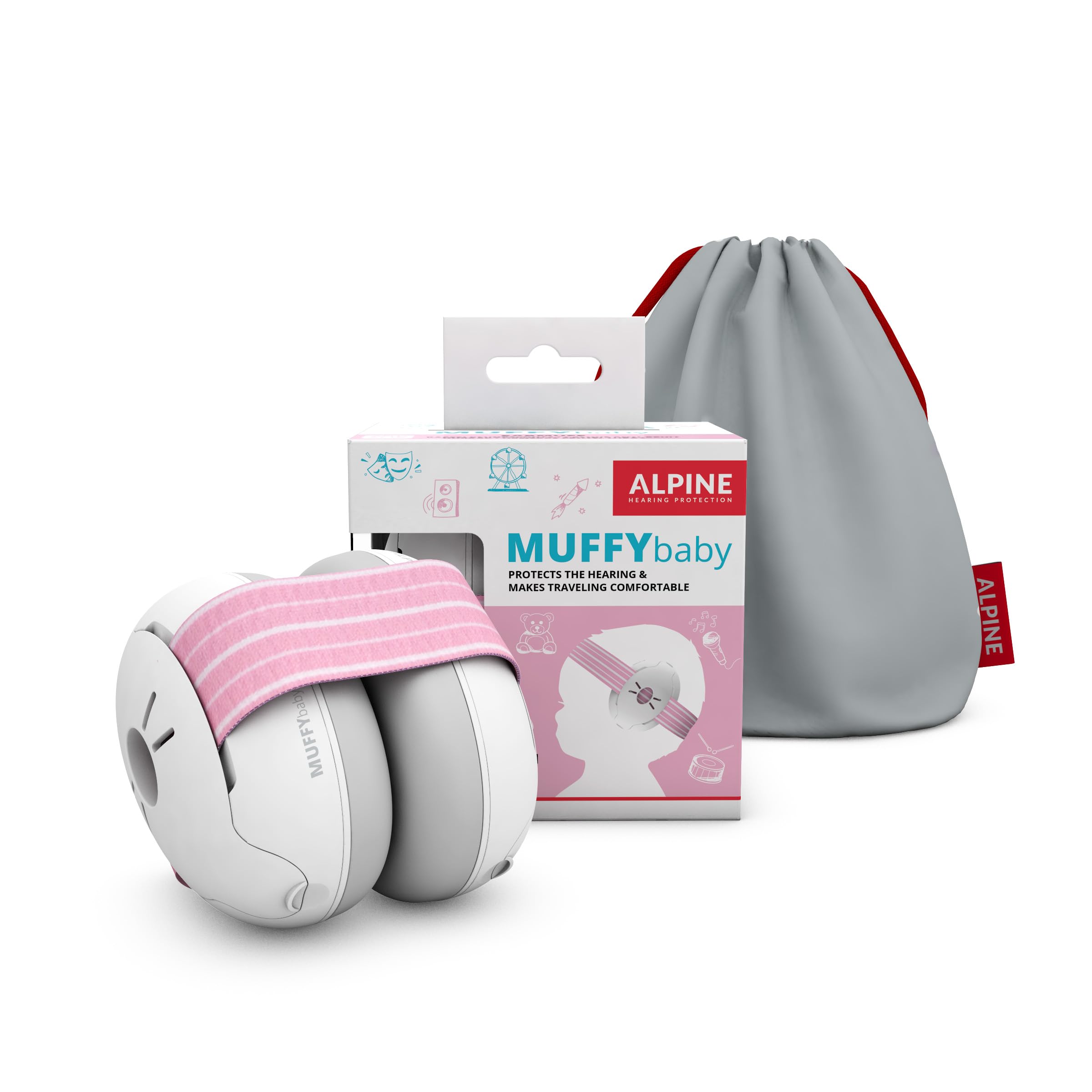 Alpine Muffy Baby frontal mostrando diseño cómodo y seguro
