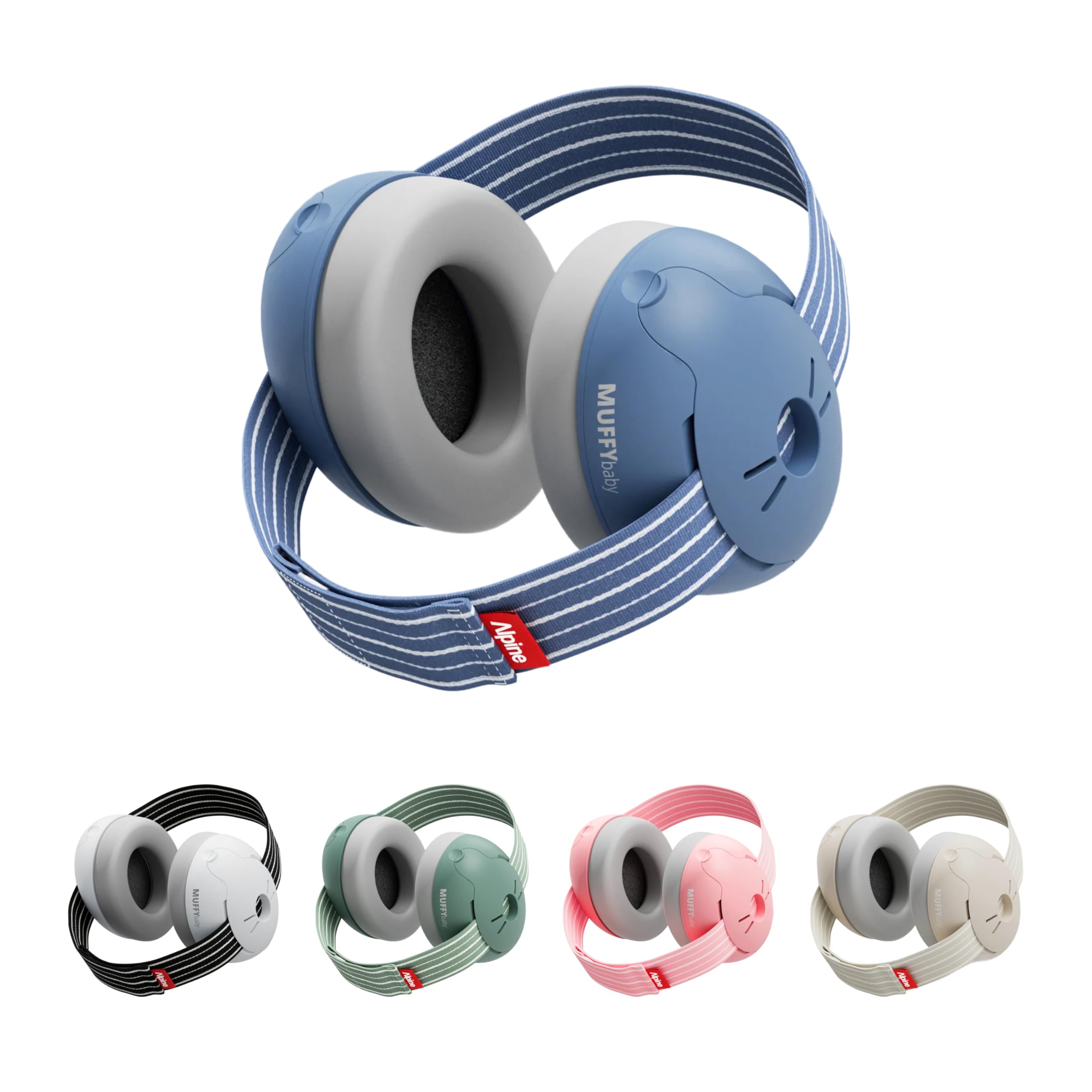 Alpine Muffy Baby frontal del empaque mostrando el producto y su diseño seguro