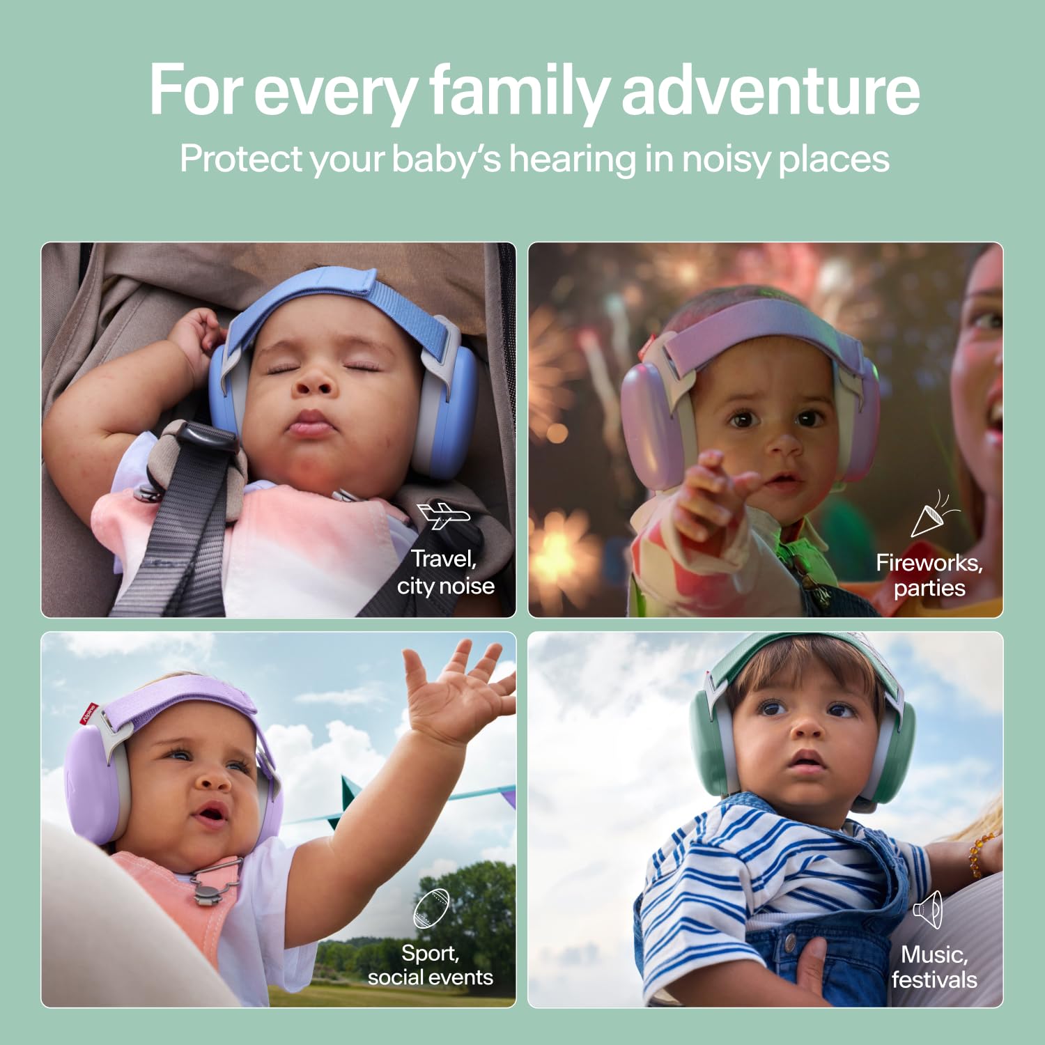 Alpine Hearing Protection orejeras guardadas en estuche, transporte y protección fácil