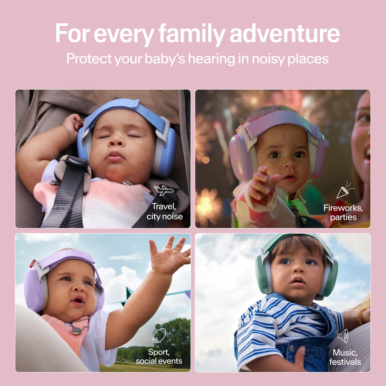Alpine Muffy Baby plegadas para guardar, ahorro de espacio