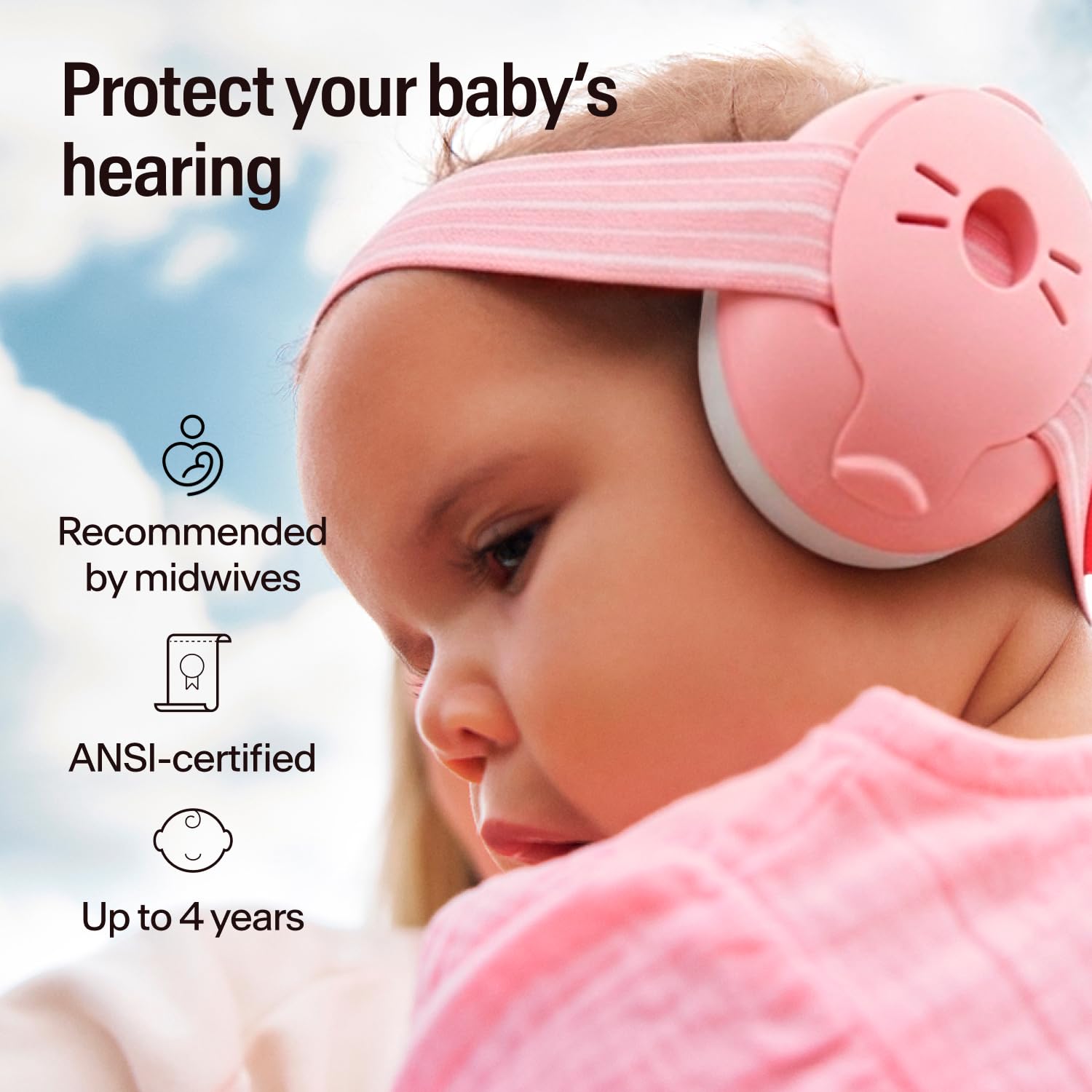 Alpine Muffy Baby almohadillas suaves para confort prolongado