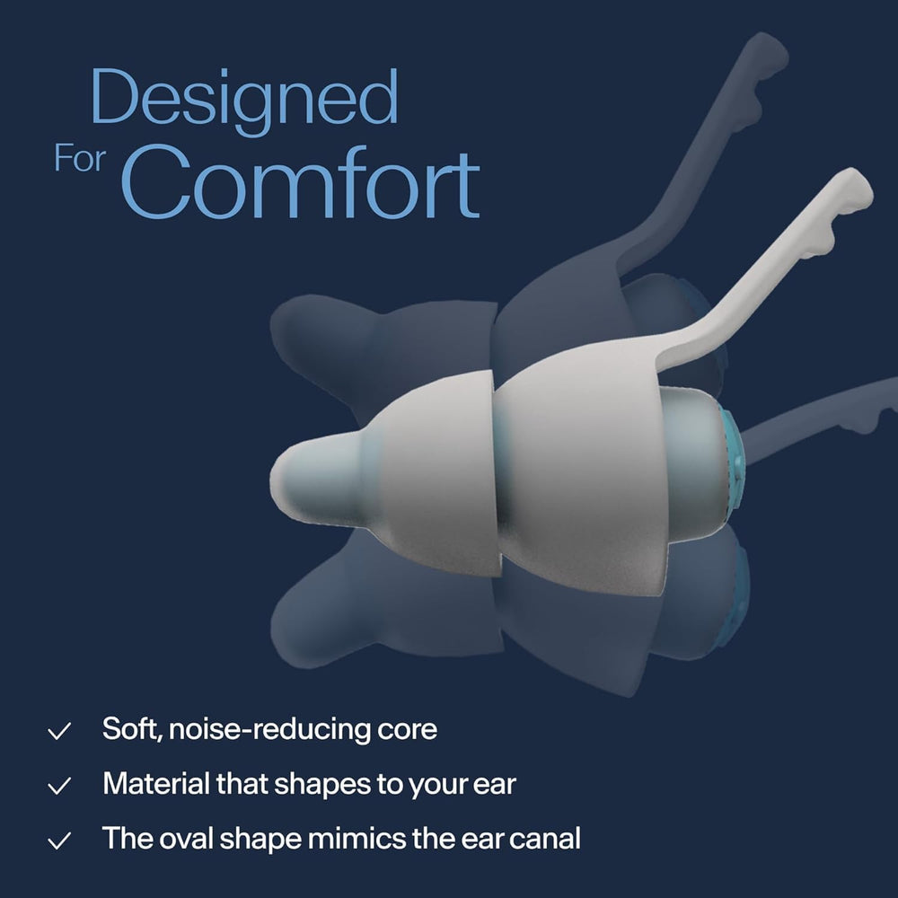 Alpine SleepDeep en uso durmiendo de lado para confort en la almohada