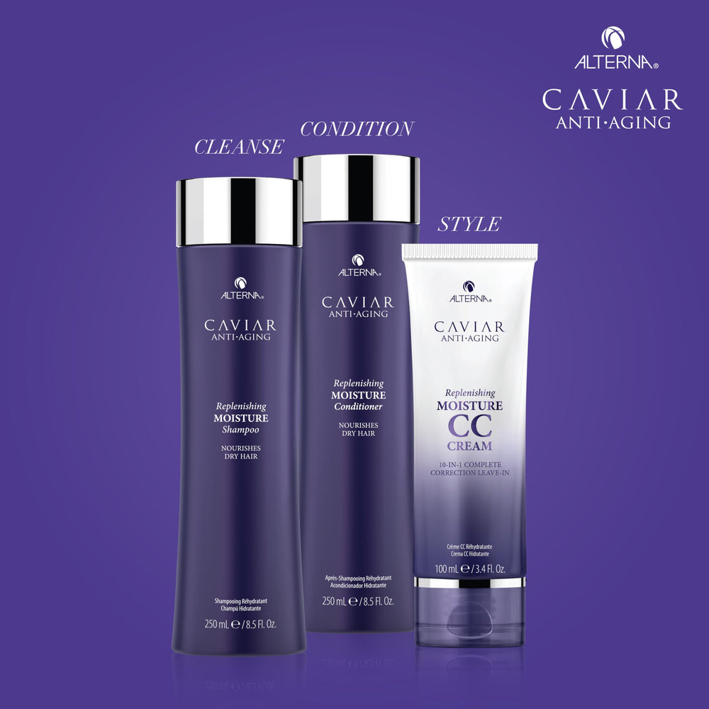 Alterna styled hair after use showing smoother, more manageable results