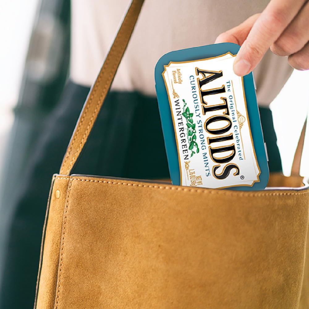 Altoids etiqueta con información nutricional clara y legible