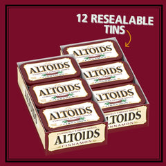 Altoids lata abierta con mentas, ofrece frescura inmediata al consumidor