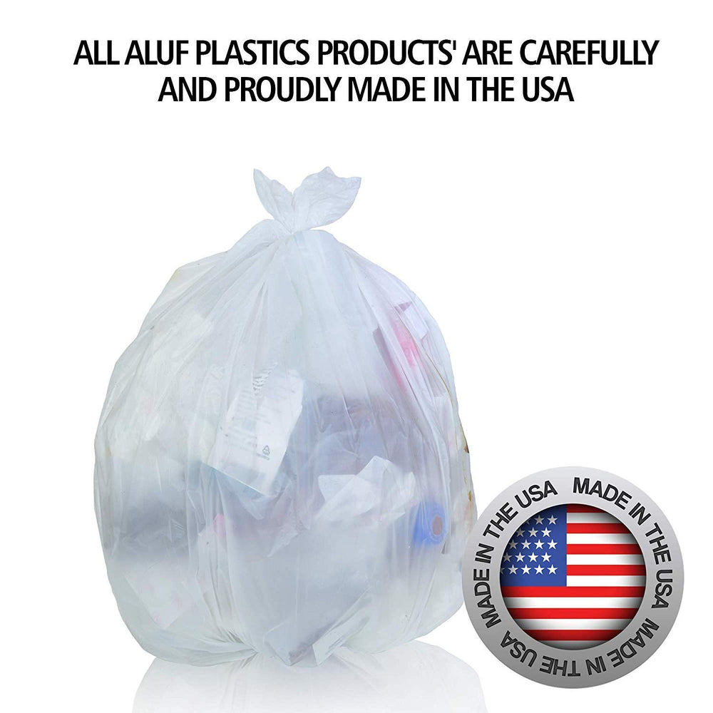Aluf Plastics comparación de tamaño junto a objetos para escala clara