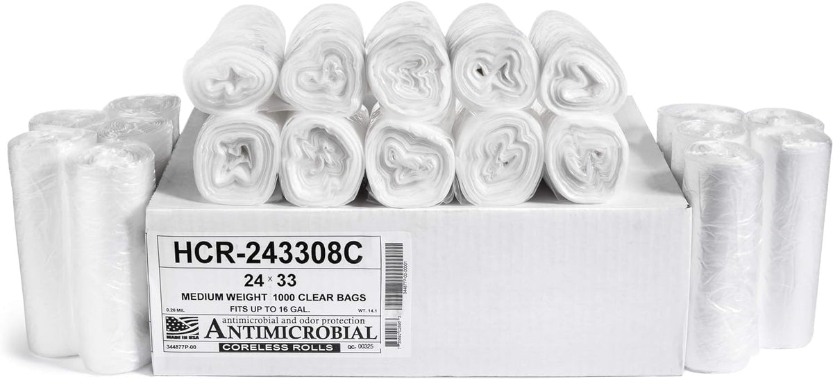 Aluf Plastics paquete frontal con 1000 bolsas, fácil de almacenar