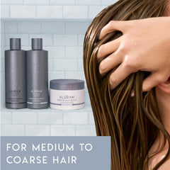 ALURAM uso en cabello rizado mejorando definición y control