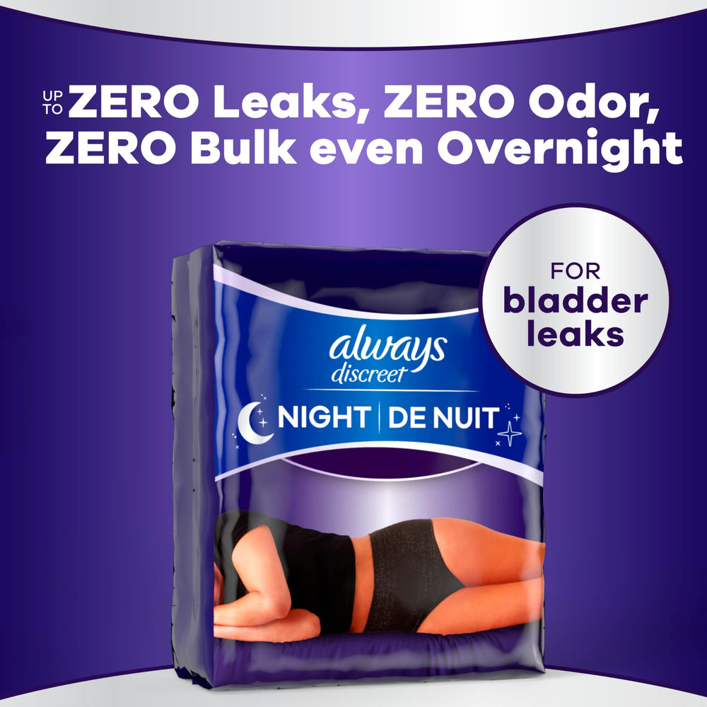 Always Discreet detalle de LeakGuards que ayuda a prevenir desbordes
