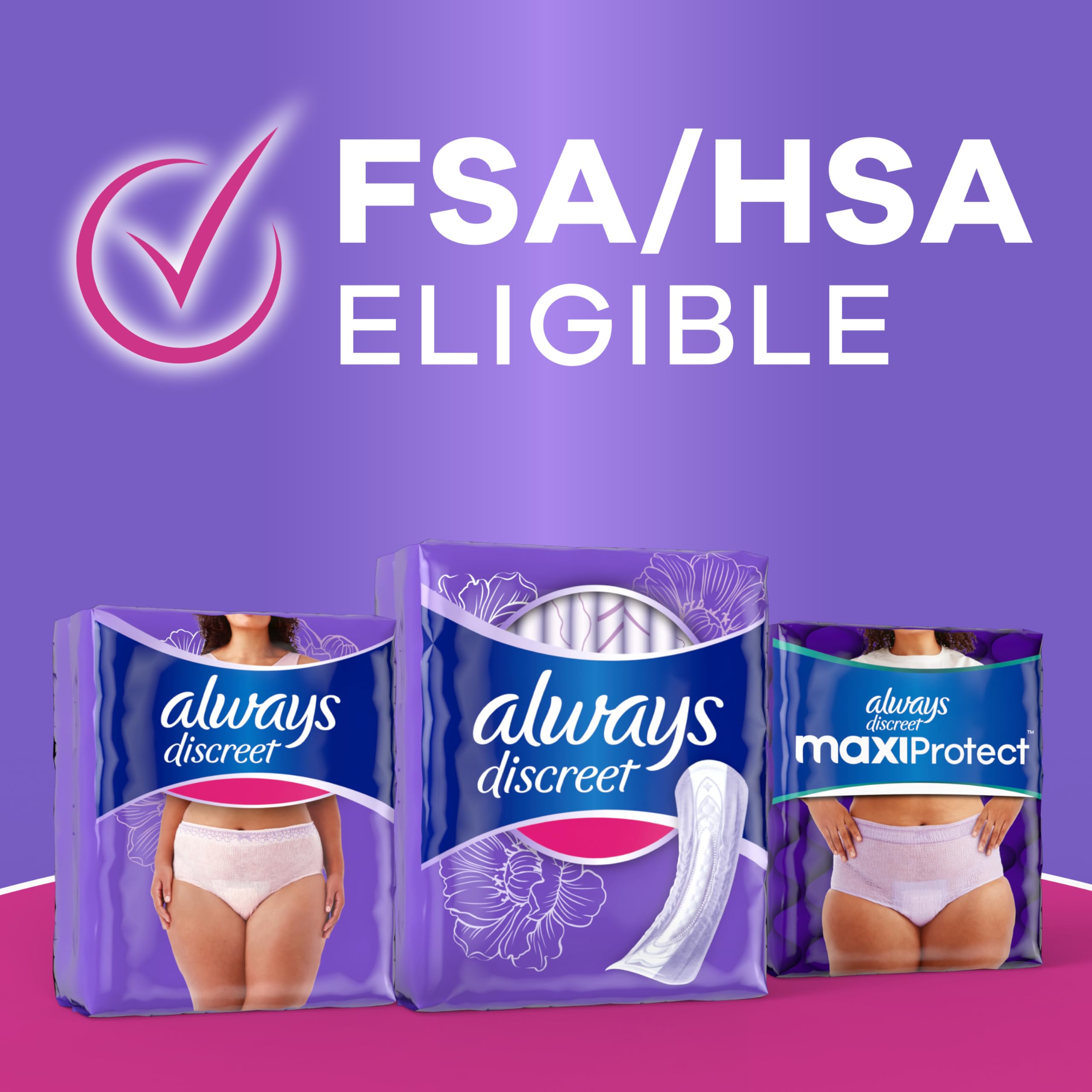 Always Discreet protector en contexto cotidiano aportando confianza al vestir