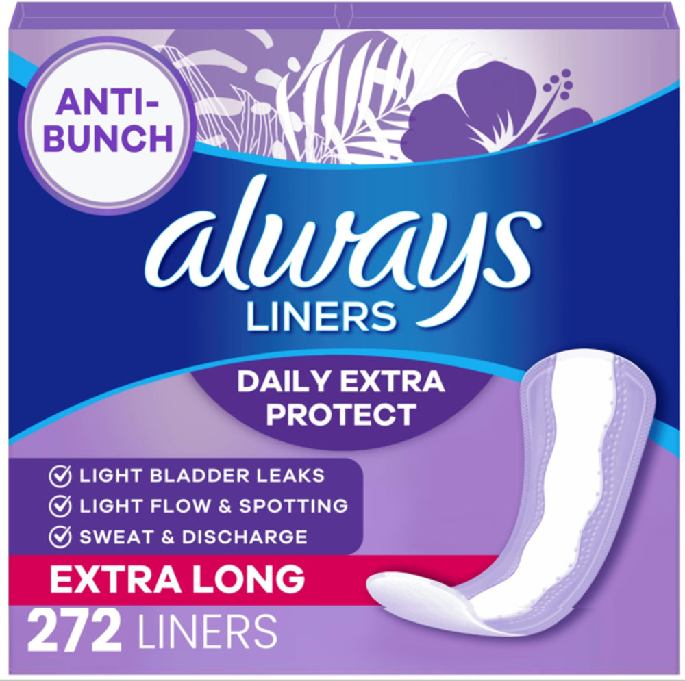 Always frontal del empaque que muestra cantidad y protección extra