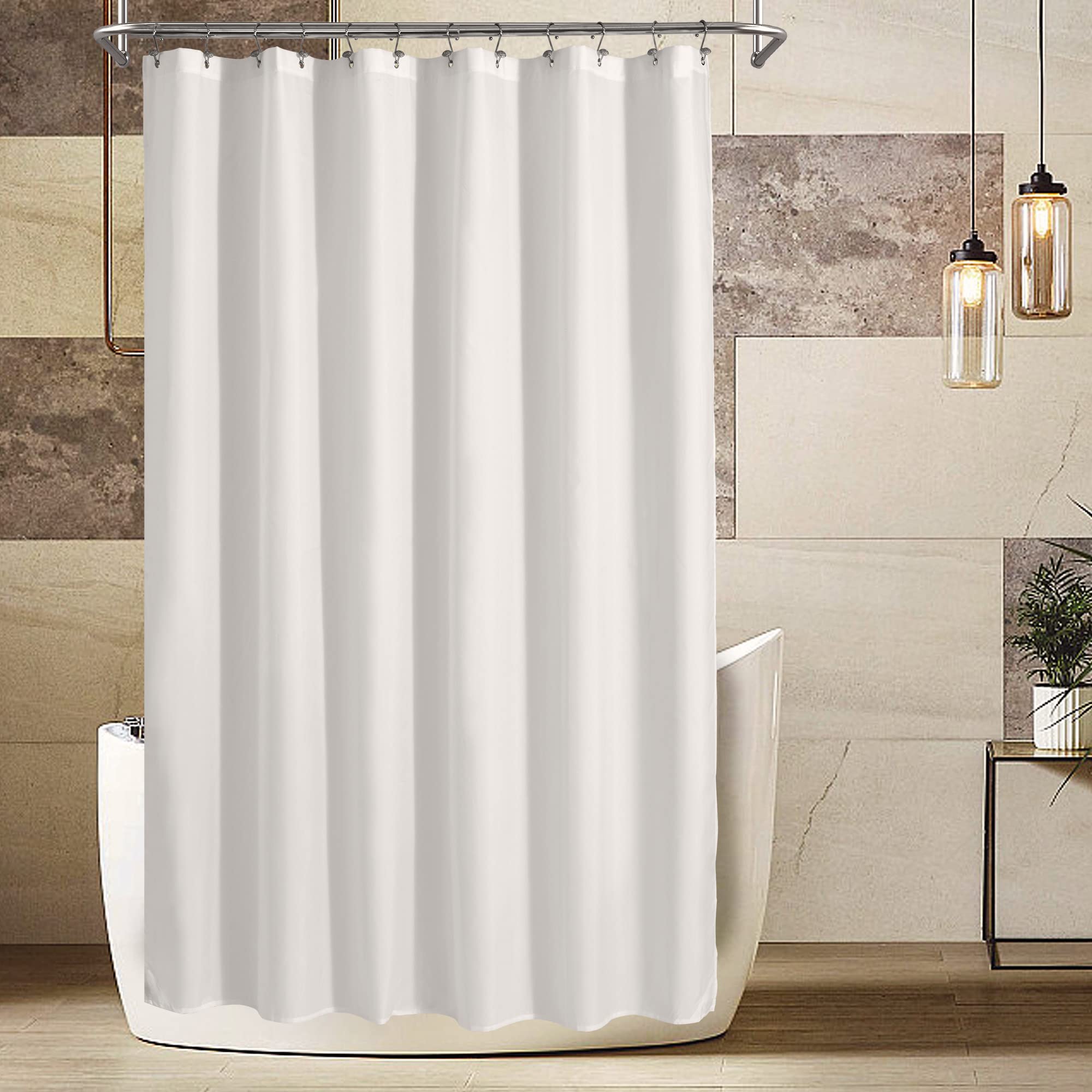 ALYVIA SPRING comparación de tamaño 72x84 pulgadas para ver escala en baño
