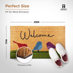 AMARU DOOR MATS textura de fibra de coco que retiene suciedad eficazmente