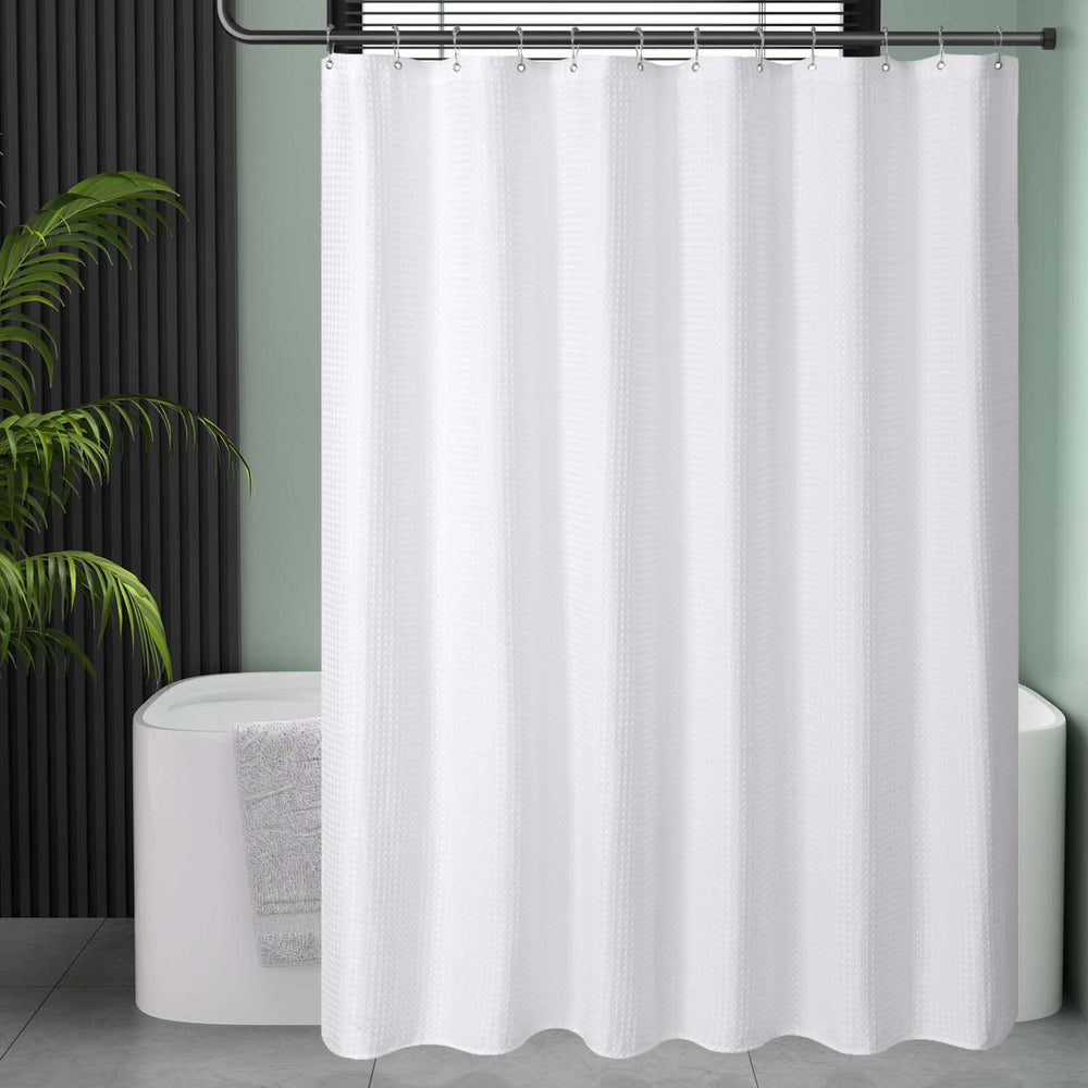 AmazerBath cortina durante lavado fácil cuidado y mantenimiento rápido