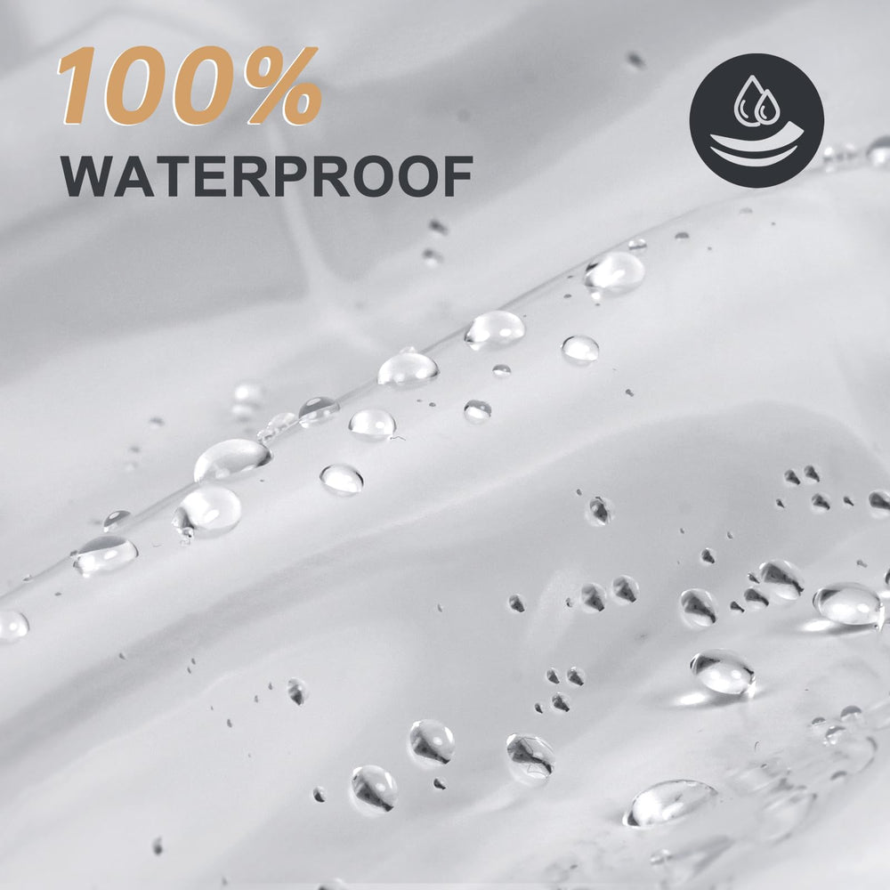 AmazerBath forro usado con cortina decorativa protegiendo tela
