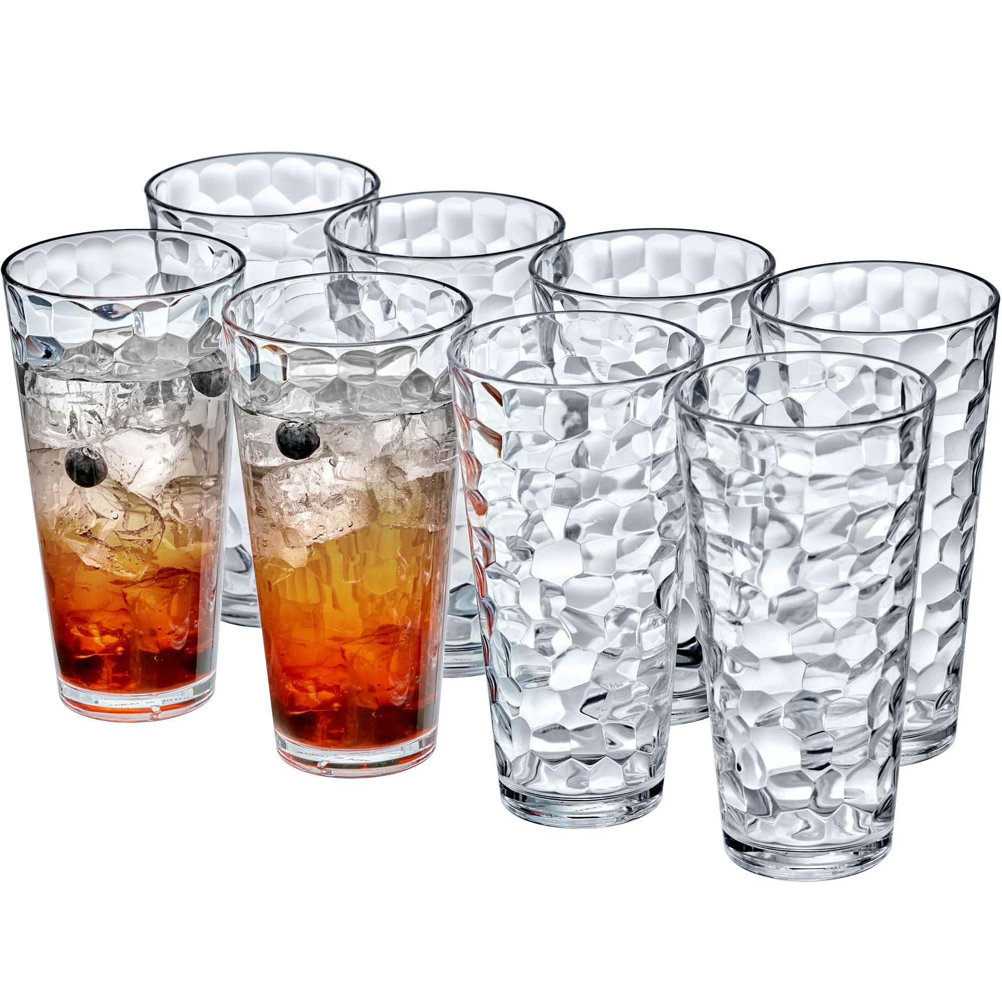 Amazing Abby vaso frontal transparente mostrando diseño elegante y claridad