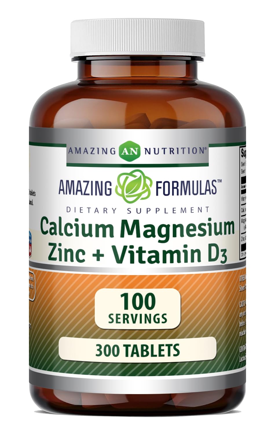 Amazing Nutrition frasco frontal con etiqueta clara y lista de ingredientes