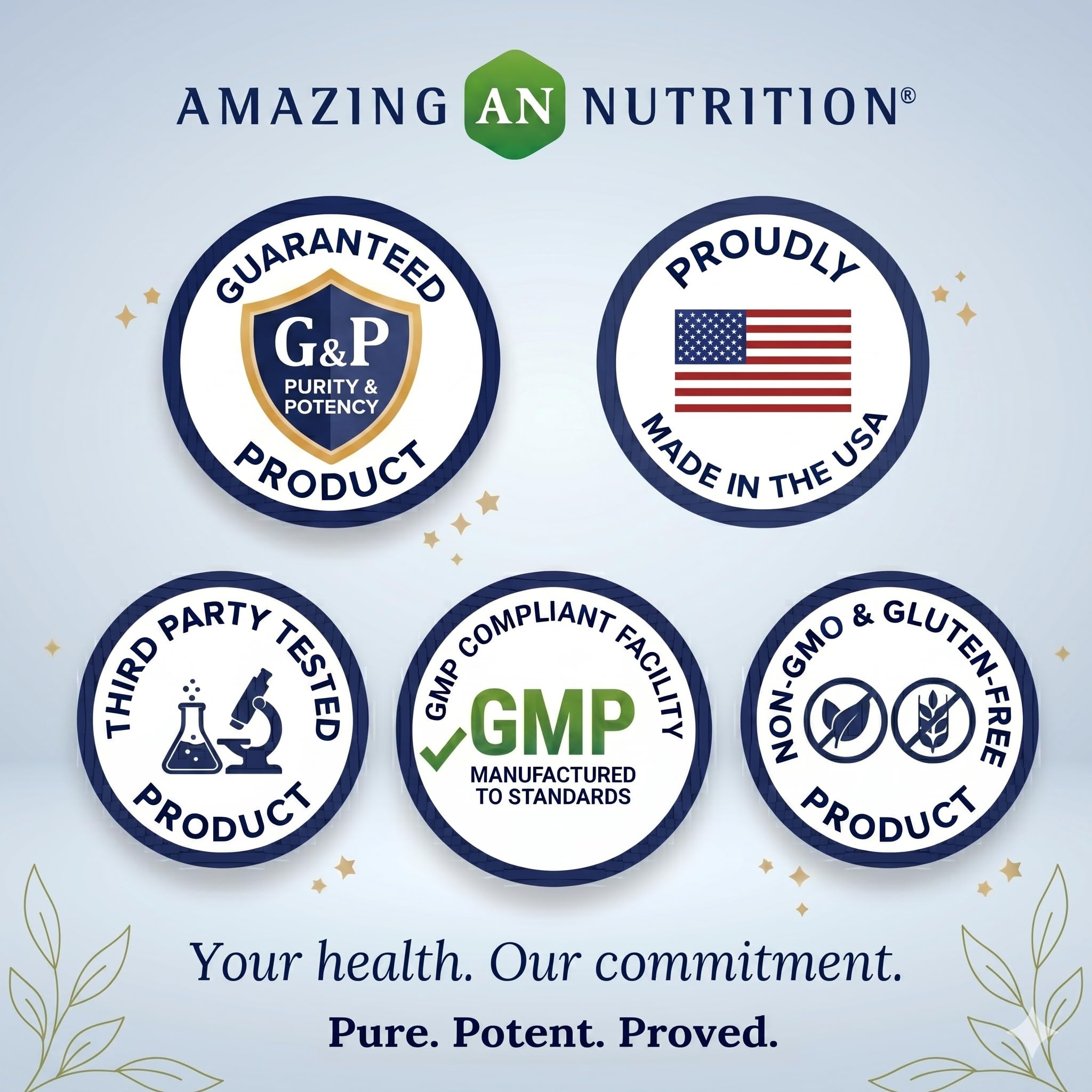 Amazing Nutrition tres tabletas en mano para ilustrar ración diaria