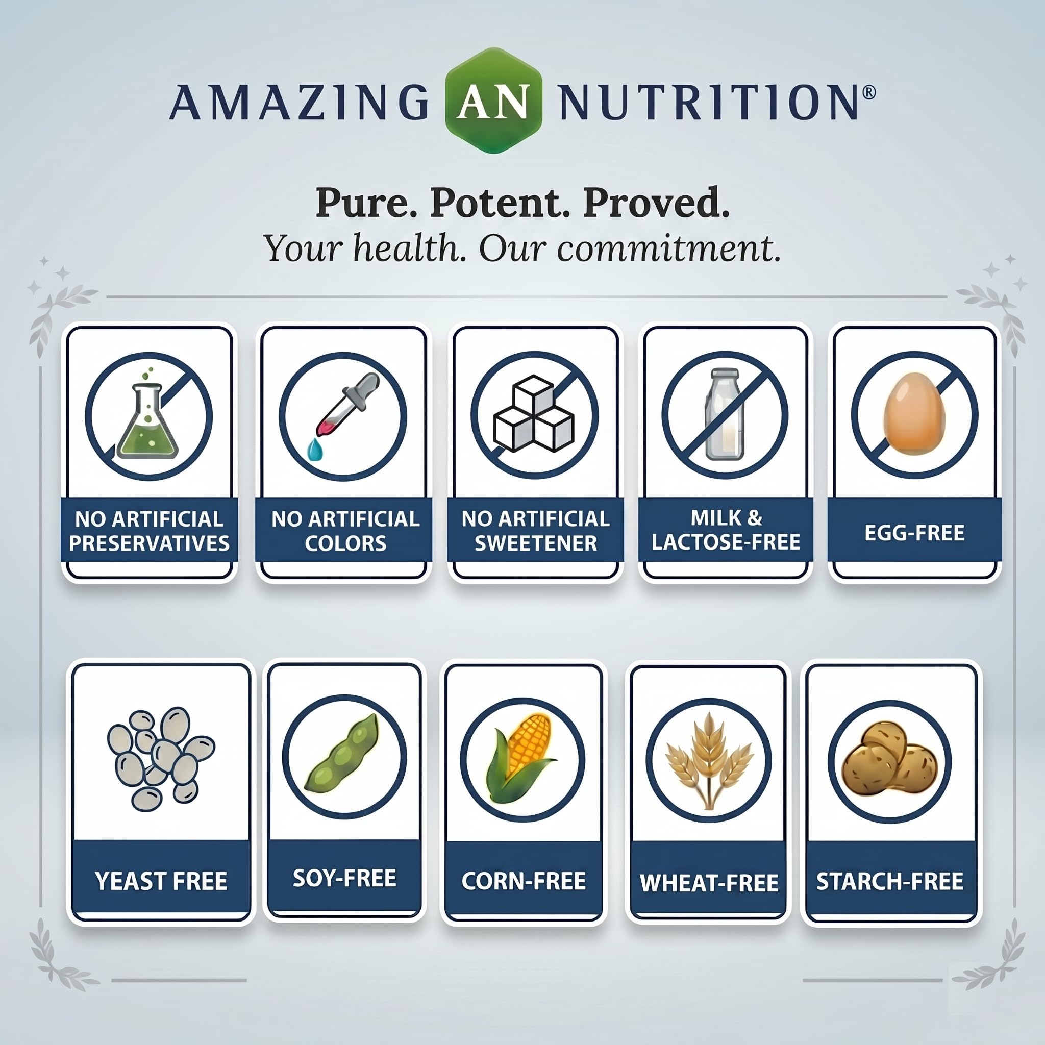 Amazing Nutrition cápsula en mano para comparar tamaño y facil uso