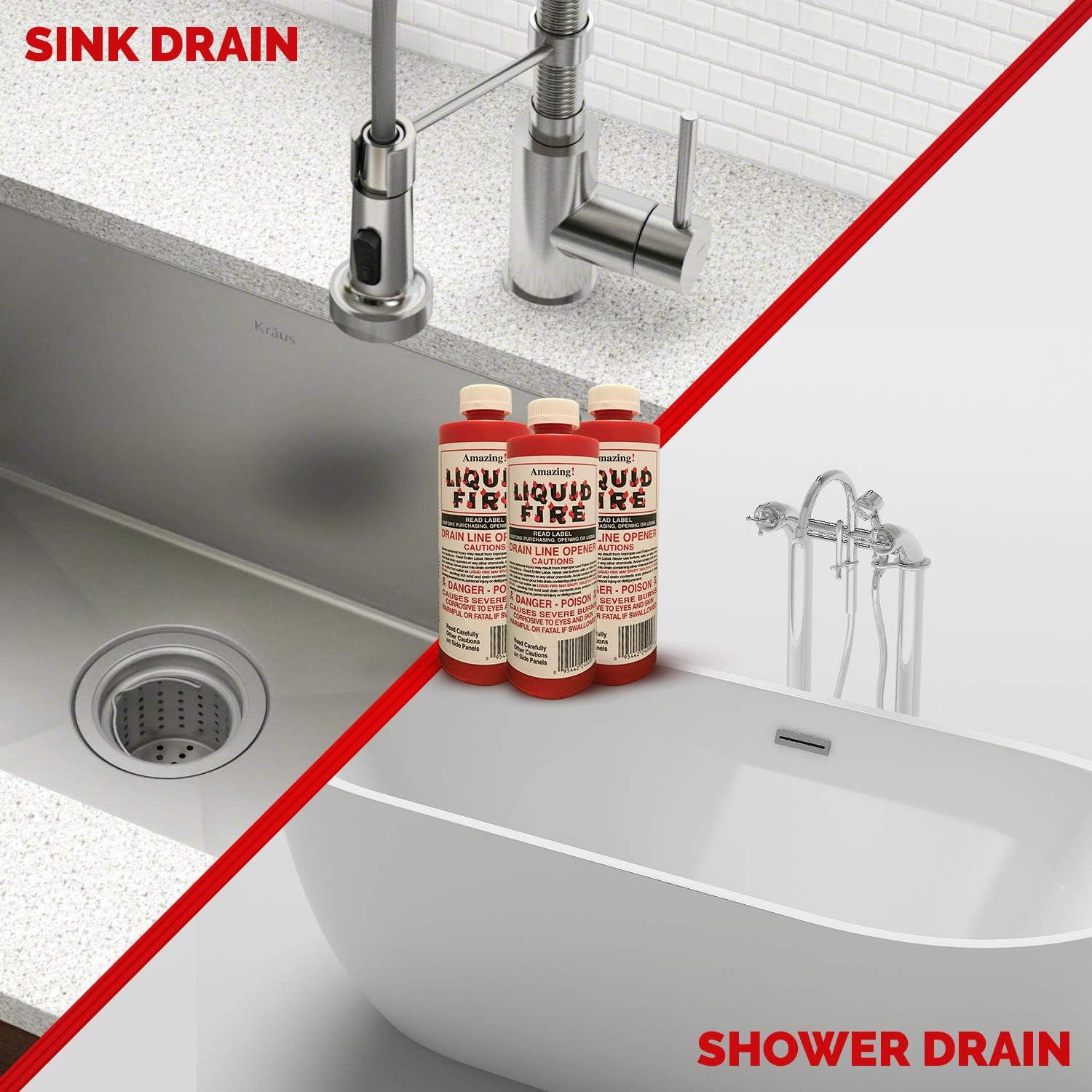 Amazing Products etiqueta de seguridad y almacenamiento con instrucciones claras