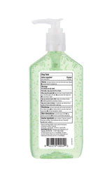 Amazon Basic Care botella junto al lavabo, uso rápido y manos hidratadas